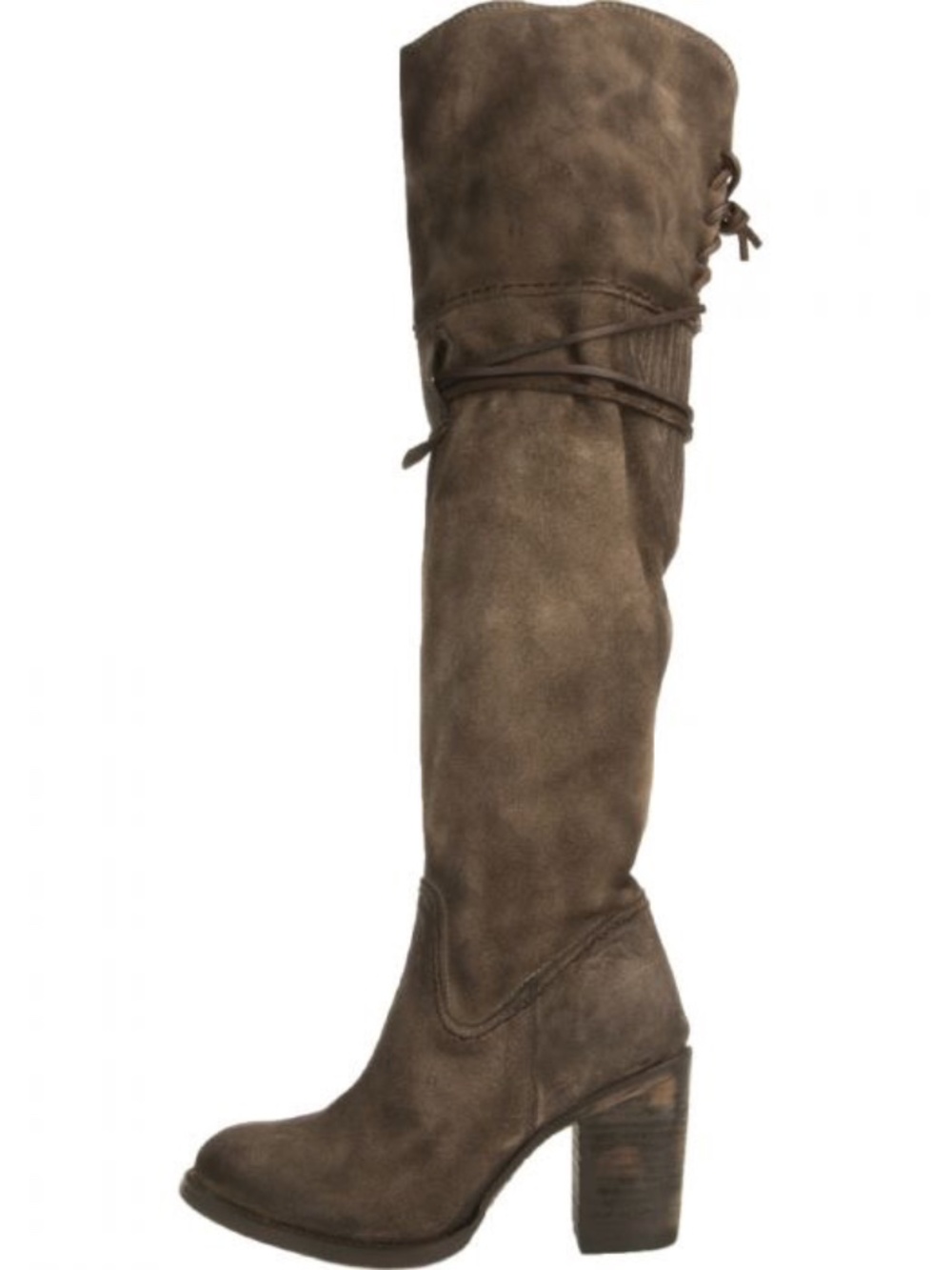 FREEBIRD BY STEVEN BROCK GREY SUEDE OVER THE KNEE BOOTS NIB SIZE 8